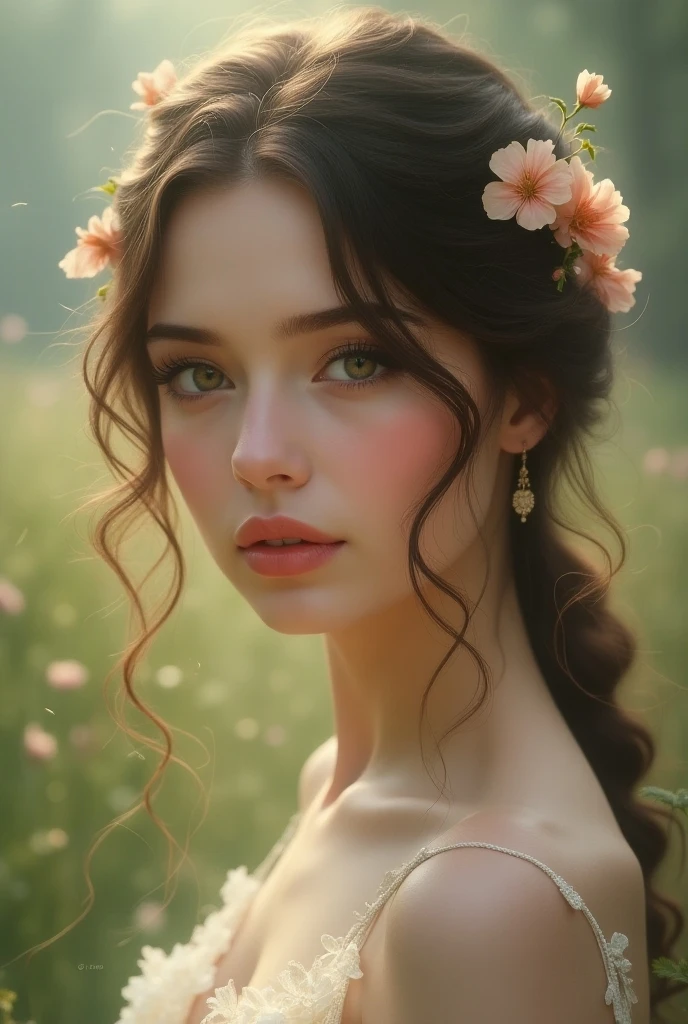 (sharp focus:1.2), photo, (beautiful face:1.1), detailed eyes, luscious lips, (cat eye makeup:0.85), depth of field, bokeh, 4K, 8K, HDR, by (James C. Christensen:1.2|Jeremy Lipking:1.1), nsfw, (uninhibited:1.3)