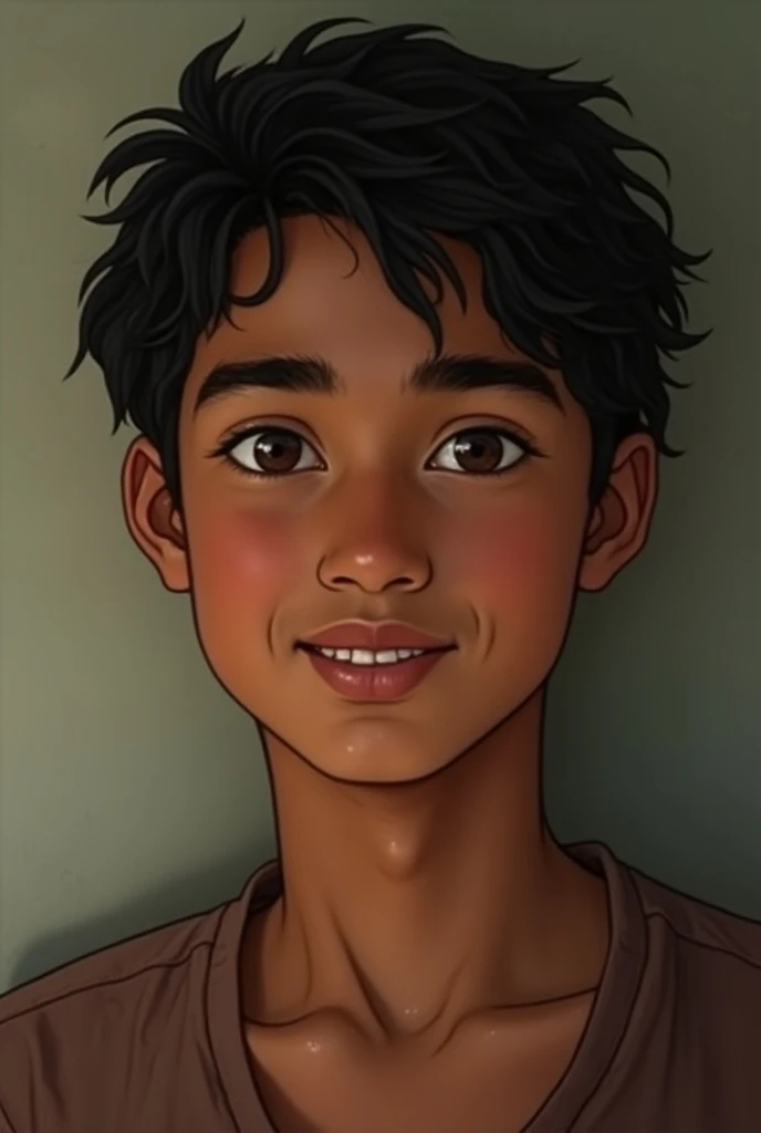(best quality,4k,8k,highres,masterpiece:1.2),ultra-detailed,enchanted,changing colors,hazy lighting,soft glow,scenic background,tall trees,flowing river,fresh green grass,golden sunlight,peaceful atmosphere,gentle breeze,tranquil ambience,young boy in traditional Indian clothing,expressive eyes and face,curly hair,bright smile,innocent look,sitting on a moss-covered rock in the center of the forest,tall grass and colorful wildflowers around,friendly wolves surrounding the boy,protective and loyal,captivating nature,deep connection between the boy and the wolves,magical bond between them,forest creatures peeking from behind the trees,sparkling dew drops on leaves,ray of light illuminating the boy's face,warmth and love radiating from the artwork,artistic brush strokes,rich texture and details,awe-inspiring masterpiece that captures the beauty of nature and the human-animal bond, ((fairytale))