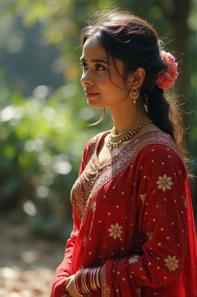 20 year old indian girl, white skin, wearing floral white saree, nipples visible, background luxury curtains