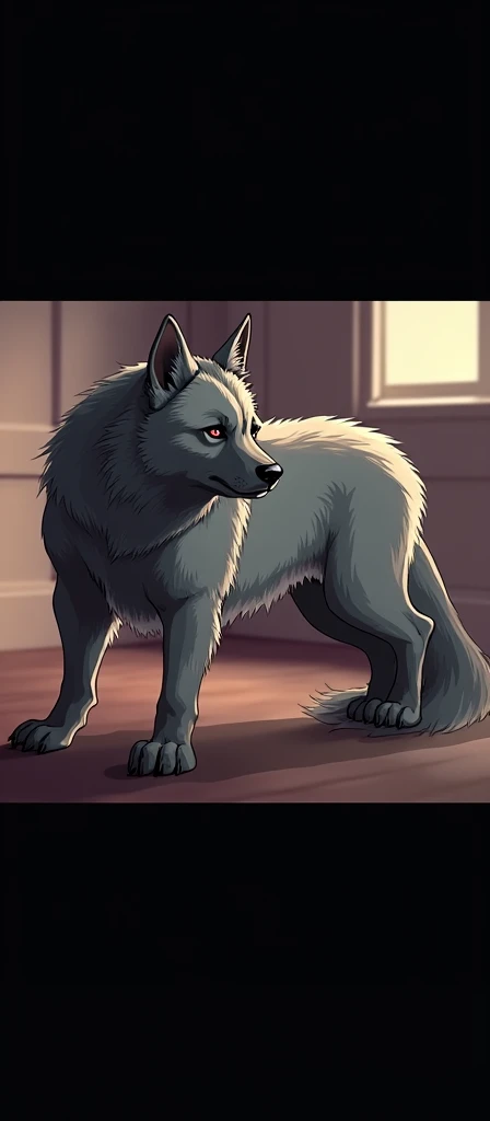 Solo, canine, (((feral))), smirking, facing viewer, erect penis, by bebebebebe, by spuydjeks