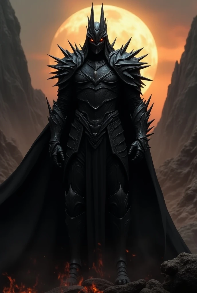 Black Eagle Power Ranger, with full helmet face cover, full body suit scale with scythe
