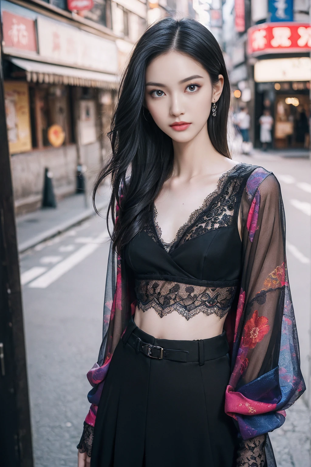 (Masterpiece, absurderes, Highly detailed:1.3), dream-state, Digital painting beauty, (Sitting, mature, Slim, Slender,) view the viewer, (Masterpiece), (Best quality:1.2), absurderes, Intricate details, skin indentation, cleavage, , (Highly detailed skin:1.2), (author：Alphonse Mucha Echo Chernik Megan Laura Cho Bingqiang), Sharp focus, Soft and colorful, Centered, symetry, picure, Intricate, voluminetric lighting, Beautiful, rich deep color, Ultra detailed, Digital painting, Mysterious magic, Focused, lush colors, Canon Eos 5d Mark IV and Fujifilm Superia X-TRA 400 film, (Extremely detailed oil painting:1.2), Glow effects, godrays, handpainted, Renders, 8K, rendering by octane, 4 d cinema, blender, Dark, Ultra-refined atmospheric 4K, cinematic sensual, Sharp focus, humorous illustration, great depth of field, Masterpiece, colours, 3d octane render, 4K, concept-art, trending on artstationh, Hyperrealistic, Vivid colors, Extremely detailed CG unified 8K wallpapers, trending on artstationh, trending on CGSociety, Intricate, High detail, Dramatic，1girll，Street photography，short denim skirt，Open stockings（full bodyesbian：1.5）