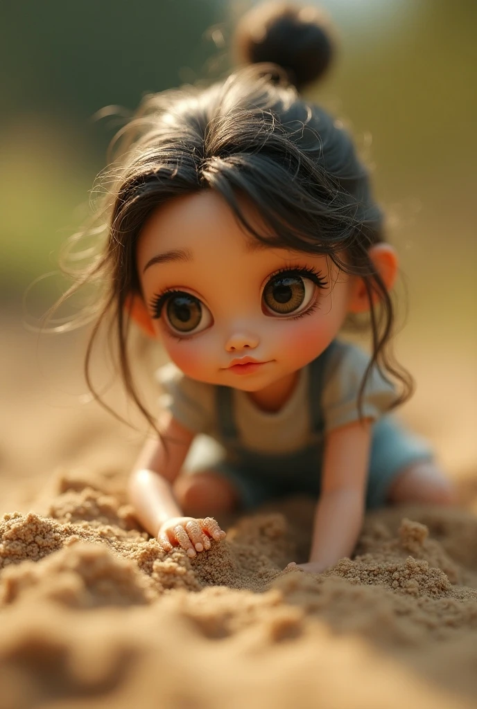 Child crying playing in the sand --auto --s2