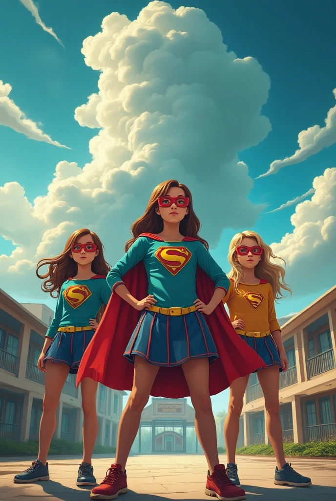 Supergirl with daughter
