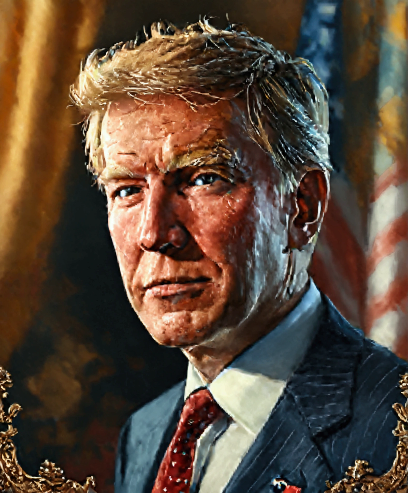 donald trump, Hoi4 Portrait style