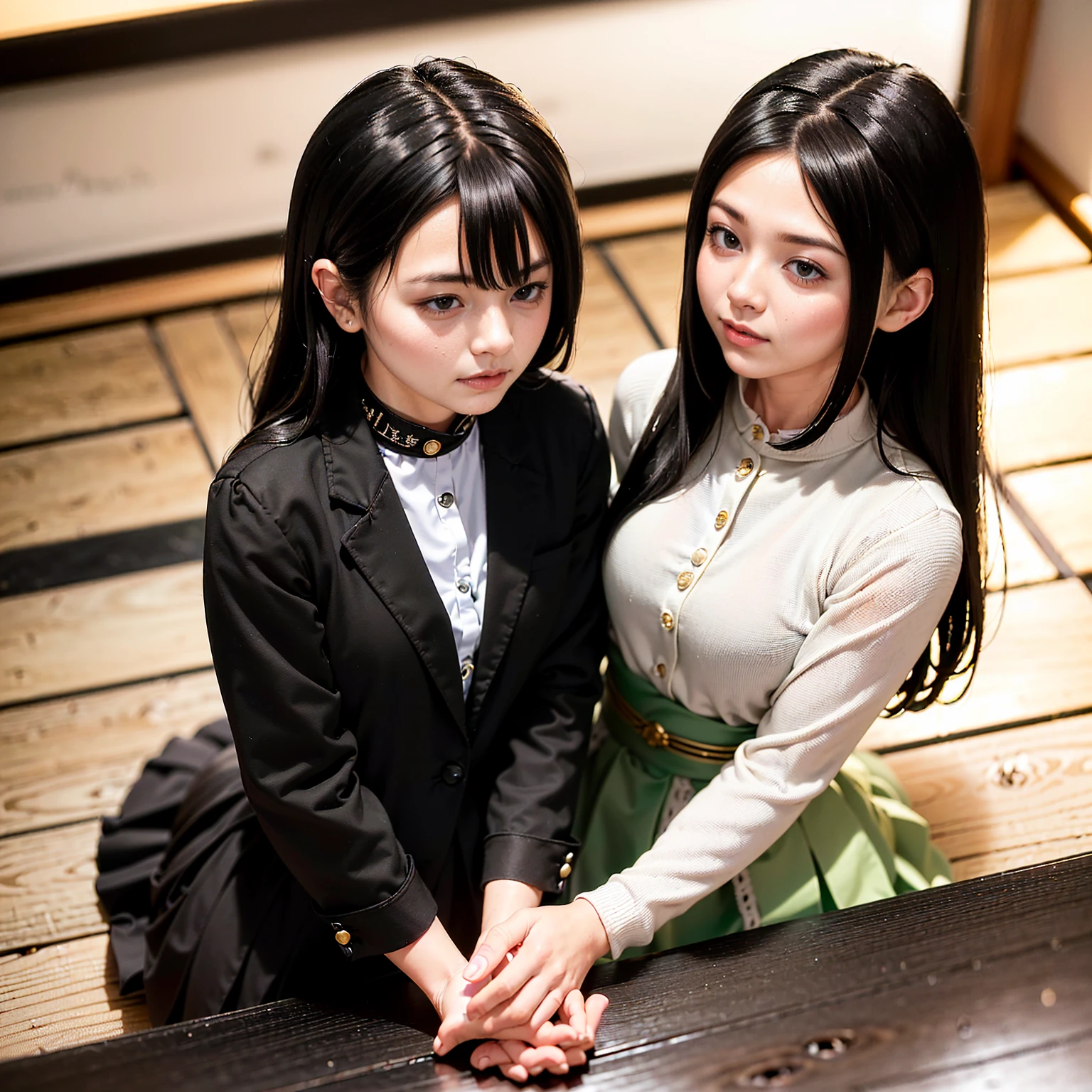 nsfw,(Highest quality:1.2), 32k HDR, High resolution,(Japanese women),((Black-haired woman)),((Pink Lips)),(20-year-old woman),(young woman),(Beautiful woman),((Long Hair,Shaggy,Smooth Hair),(Office Lady,Woman in recruit suit),(White shirt),(A woman wearing a collar with a leash),clear,Woman being attacked by a man,Woman with a disgusted expression,Woman being pushed down,Embarrassed, moist eyes,Sad expression,Looking into the camera,Highly detailed eyes and face,Realistic Face Proportions, Stunning eye for detail,Realistic beautiful face,Very small face,Realistic small beautiful eyes, (((服の上からropeで縛られている:1.5))),(((Torn clothes:1,5))),((Woman being attacked by a man)),((A woman being forcibly held by a man)),((Women are reluctant)),((In a dimly lit room)),((Dim lighting)),((rope)),((The woman is crying)),((Woman wearing a collar)),((Lock)),((ropeで縛られた女性)),