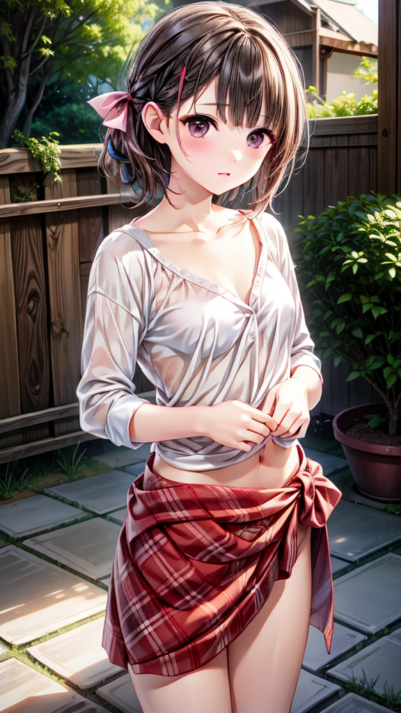 Highest quality, Super Resolution, 8K, (Delicate expression), One beautiful junior high school girl, chibichara, very cute, Cute face, Lustrous brown hair, Pigtails, The perfect human body, She is completely naked, (Small breasts), Small breasts, The nipples and areola are pale pink., Looking up, Embarrassing, She has a man&#39;s penis pressed against her cheek, Uncontrollable sexual desire. She shows you her pussy and asshole, I want you to touch my pussy, Begging, Spread your legs wide, Immoral poses, Immoral Eros, Bedroom, On the bed, Make a man crazy, Immature female body, Moist eyes, Tears well up in my eyes, A lewd act only shown to you, She's lustful, Very embarrassed, But it feels good, Her pussy juice is oozing thinly from excitement. 