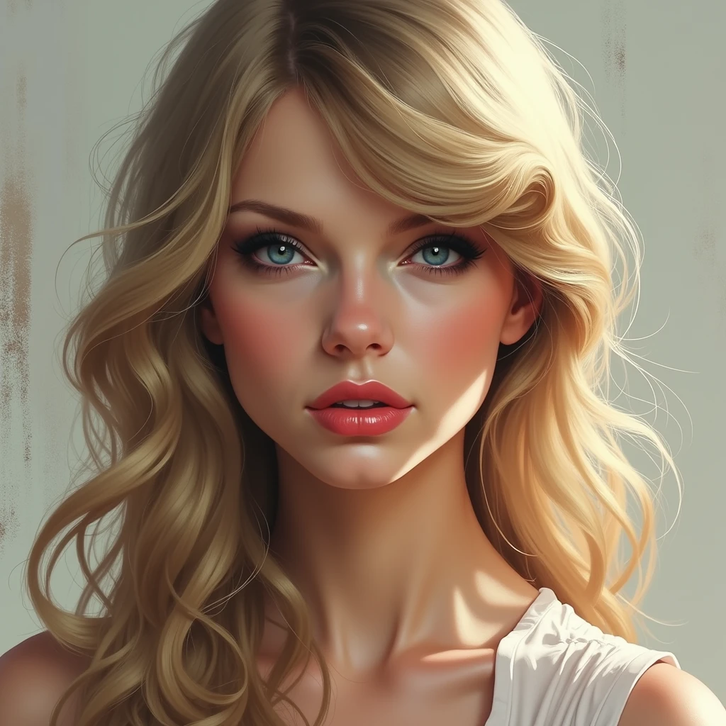 Photorealistic trans woman with big breasts