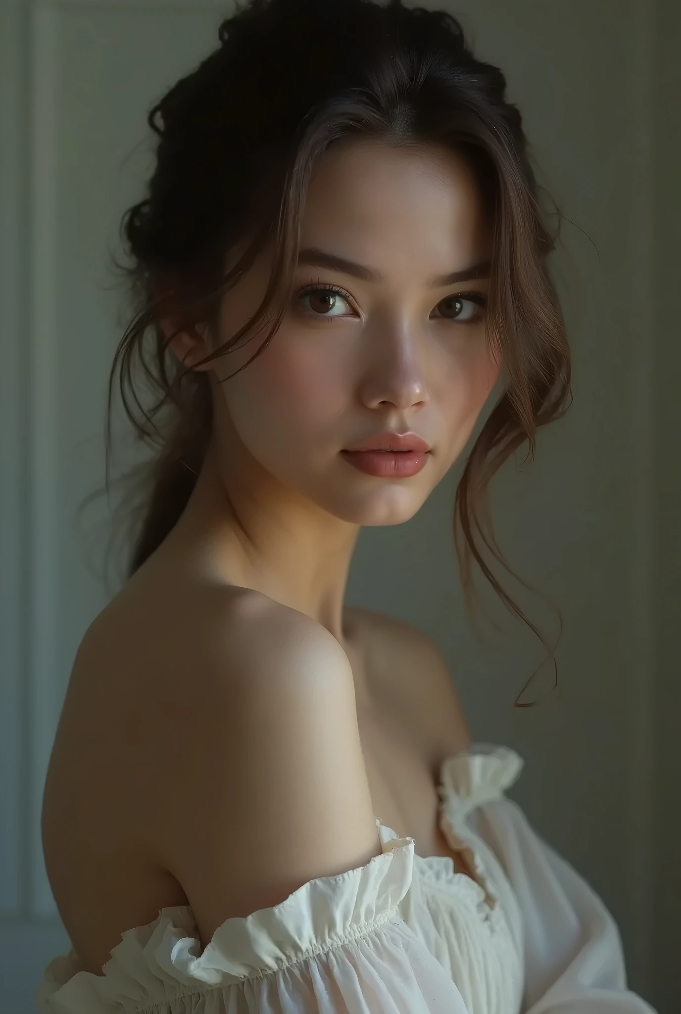 masterpiece, best quality, (realistic, photo-realistic:1.37), 8k, an extremely delicate and beautiful, amazing, finely detail, official art, absurdres, incredibly absurdres, huge filesize, ultra-detailed, extremely detailed, beautiful detailed girl, 1girl, (perfect female figure), full body, middle breasts,