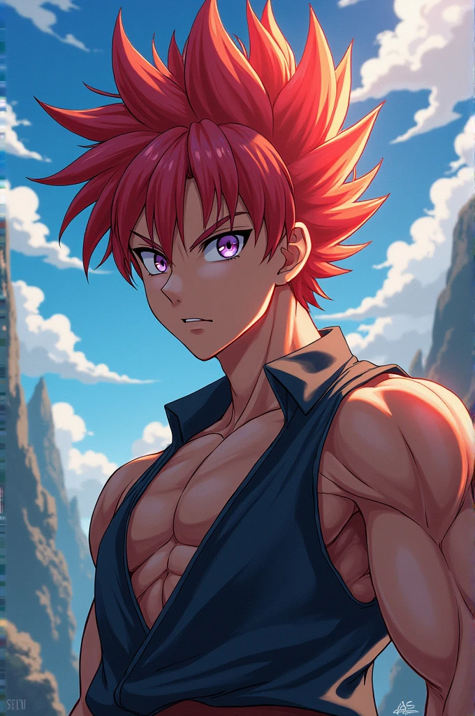 (best quality,4k,8k,highres,masterpiece:1.2),ultra-detailed,(realistic,photorealistic,photo-realistic:1.37),boy,translucent tongue,well-developed chest muscles,large bag,white cotton socks,half-reclining,CG style,tight underwear,Natsu Dragneel,medium:3.0,detailed eyes and face,strong physique,vibrant personality,sparkling eyes,spiky red hair,red scarf,dragon slayer magic,fiery aura,fiery background,vivid colors,sharp focus,physically-based rendering,castle in the background,adventurous pose