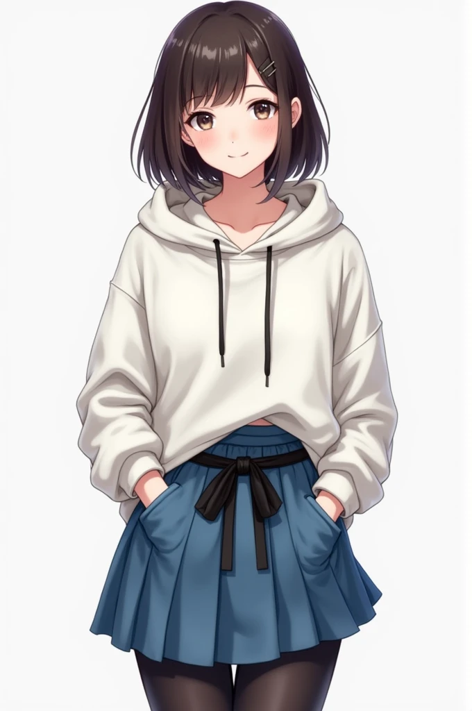 High resolution,8K,highest quality,detailed,semi-realistic anime,anime 3d style,smooth anime CG,

1 girl,20 year old female living in Japan,slim,modeled,shiny chestnut hair,medium hair,detailed face,beautiful and detailed eyes,glowing skin,
(sweater),earrings beautiful,autumn&#39;s,Tag,autumn leaves,ginkgo,withered tree,(Golden leaves flutter),light shines, outdoor, 美しいdetailedの空, 
(dynamic pose:0.8),hard focus、film grain,soft lighting,Wind,looking at the viewer,laughter