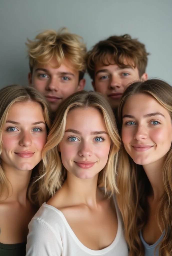 picture of seven boys and two girls aged 17 years