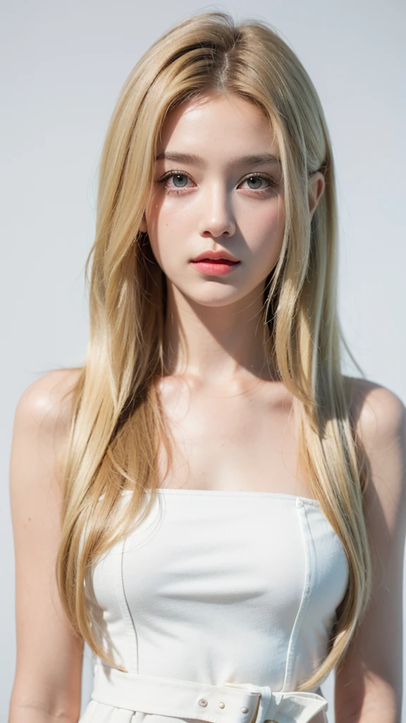 closeup on face, Face shot, (White dress :1.7), short miko skirt, Long streamers, blonde hairs, golden hair, (Pointed ears: 1.5), (Gold pattern quality:1.3), female pubic hair, with long blond hair, Off-the-Shoulders, Top detail CG quality 4K wallpaper, Master, A Masterpiece, portraits, The middle, Watch the footage, Beautiful Chinese-Korean mixed race idol, ((Super fine face, detailed description of facial features)), Lip biting makeup, Sweet smile, Perfect facial features, Model figure, Good complexion, the trees, branches, Golden meadow, stream, Golden leaves, Evening, Twilight, The setting sun, Twilight, autumn, twin braids, hair strand, diagonal bangs, hair ribbon, hair ornament, forehead jewel, jeweled branch of hourai, crescent hair ornament, fish hair ornament, hime cut, low ponytail, realism, god rays, sparkle, cinematic lighting, lens flare, UHD, high details, high quality, highres, best quality, 8k, 16k, high details, high quality, super detail, anatomically correct, masterpiece, ccurate
