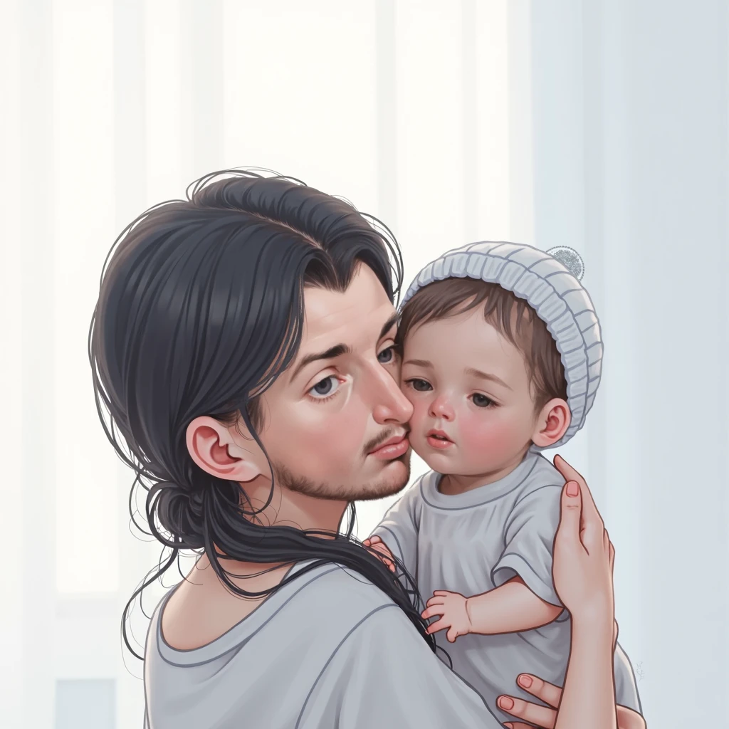 Uncle bathing beard young handsome boutique