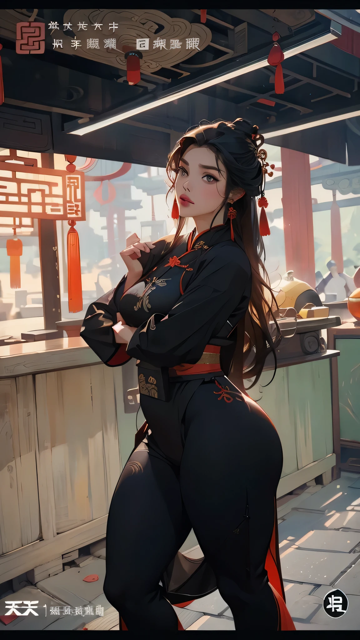 Unreal Engine:1.4, CG K Ultra Realistic, Realistic:1.4, Skin Texture:1.4, masterpiece:1.4, Beautiful woman in babydoll lingerie and red hot pants, Special Cyberpunk Style, CG and Realistic image, ultra-detailed Skin Texture. A masterpiece creation of a woman adorned in a yellow cyberpunk-style outfit, Short skirt, Red Pantyhose, Blue mini skirt, Unreal Engine trend, Ultra-realistic texture, Realistic digital art.