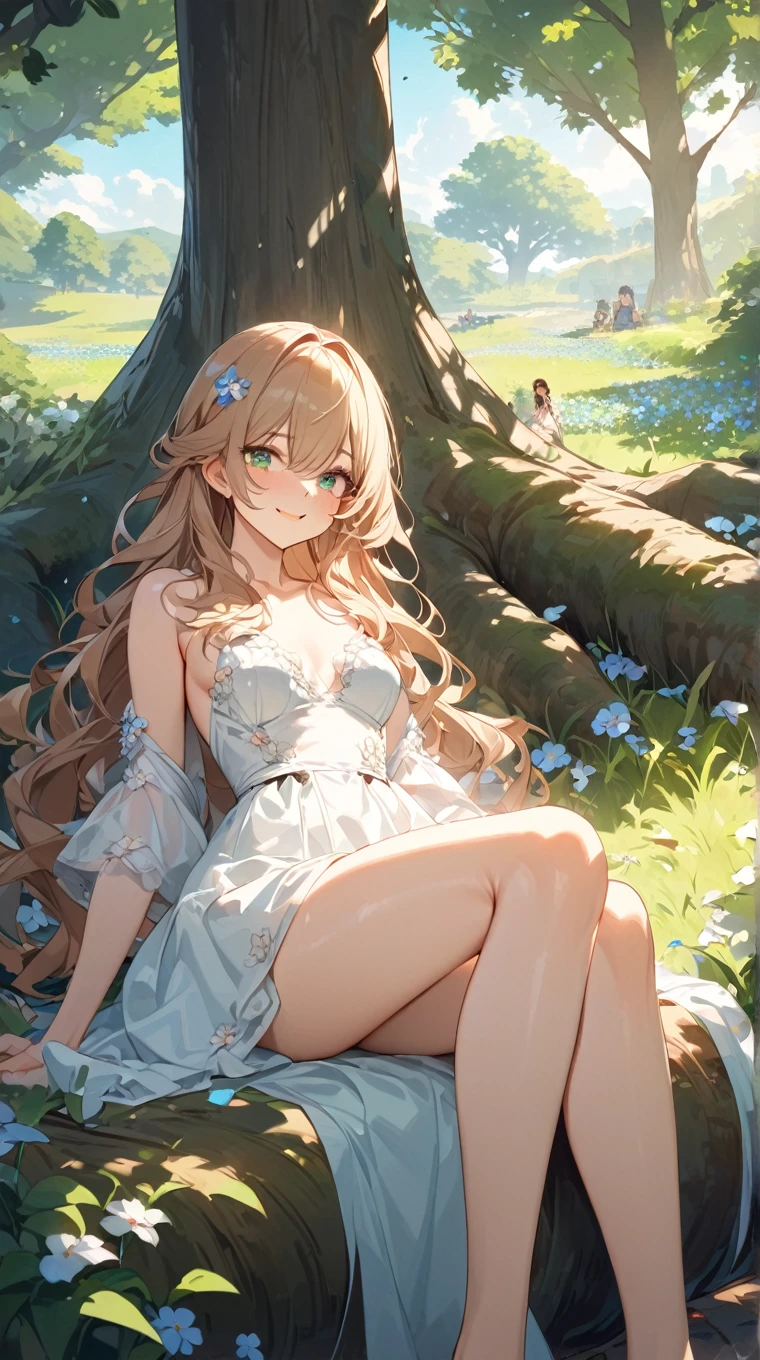 photo realistic, (masterpiece,best quality:1.4),(8k,raw photo,photo realistic:1.2), detailed skin, detailed face,1girl,Japanese idol,cute face, little girl, Not Safe for Work, (raw photo, photo realistic: 1.2),
ALL Nudity, nudi, (((NO panties))),nipples, pussy, anal, (((No cloth))) ^_^, happy, smile ,medium bob, (((sitting, knees to chest))), blonde hair, ((wavy hair)), long hair, little girl, child, 12 yo, lace hairband, Flat chest, beautiful legs, beautiful hands,
yumekawa,yumekawaii,pastel color,(wonderland garden:1.3),rainbow waterfall,dripping ink,imagination,(Castle:1.4)
