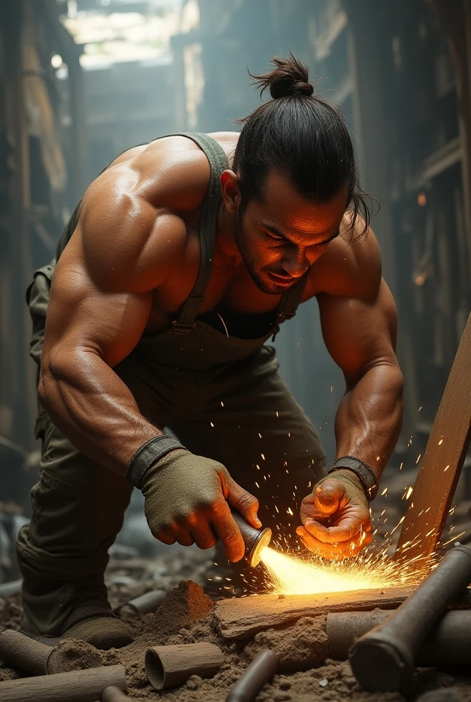 arafed man in a blue underwear is hanging on a rope, a 3D render inspired by Mike Winkelmann, trending on Artstation, digital art, underwear ad, chris hemsworth underwear ad, his arms and legs are hanging, male calisthenics, two muscular men entwined, muscular men entwined together, gigachad muscular