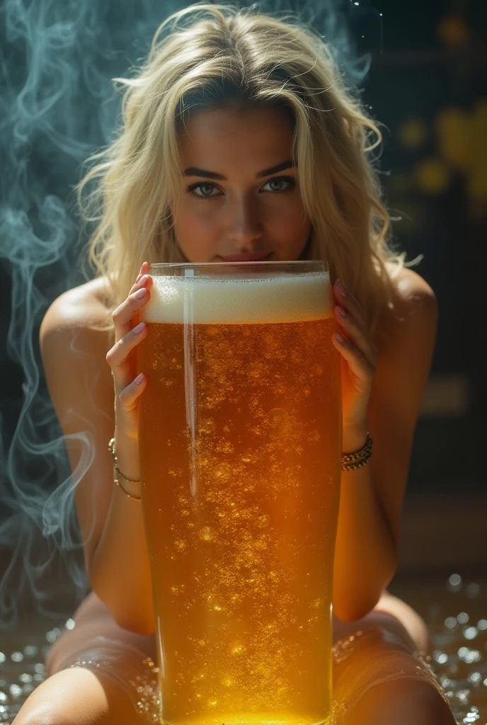 woman, blond, toned body, 21 years old , perfect body, fit body, perfect perky breasts, breast physics, perfect face, beautiful, (((pissing, piss, peeing, urine, urination, urinating))), (oiled skin), (City center, ((outdoor restaurant, drinking beer, sitting)), summer afternoon, (crowded, crowd)), best quality,extremely detailed,soft light,soft shadows, soft backlighting,(best image,best quality:1.5)