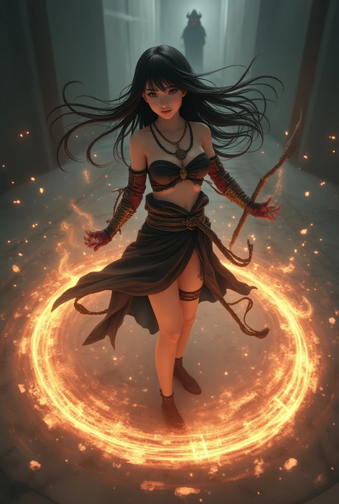 (Masterpiece, High quality, Best quality, offcial art, Beauty and aesthetics:1.2),(theelementoffire:1.4),(1 young woman:1.6),Composed of fire elements,Highly realistic,posing elegantly,Transparency,Sci-fi lighting effects,dress,Flame,hoang lap,climaxing,,brown hair,best qualtiy,tmasterpiece,(realisticlying:1.4),RAW photos,vibrant with colors,Flow and movement。salama,hilltop,Great giants,Sexy gesture,Barefoot,without wearing shoes,Deep background,Fantastic and incredible,Epic composition,(Complicated details,Hyper-detailing:1.2),art stations,(tmasterpiece,best qualtiy)surrealism, shadowing, anaglyph, stereograms, angle of view, Cinematic lighting, 8K, Super detail, ccurate, Best quality, A high resolution, Award-Awarded, Anatomically correct,correct faces,delicated face,plump,Correct anatomy,
