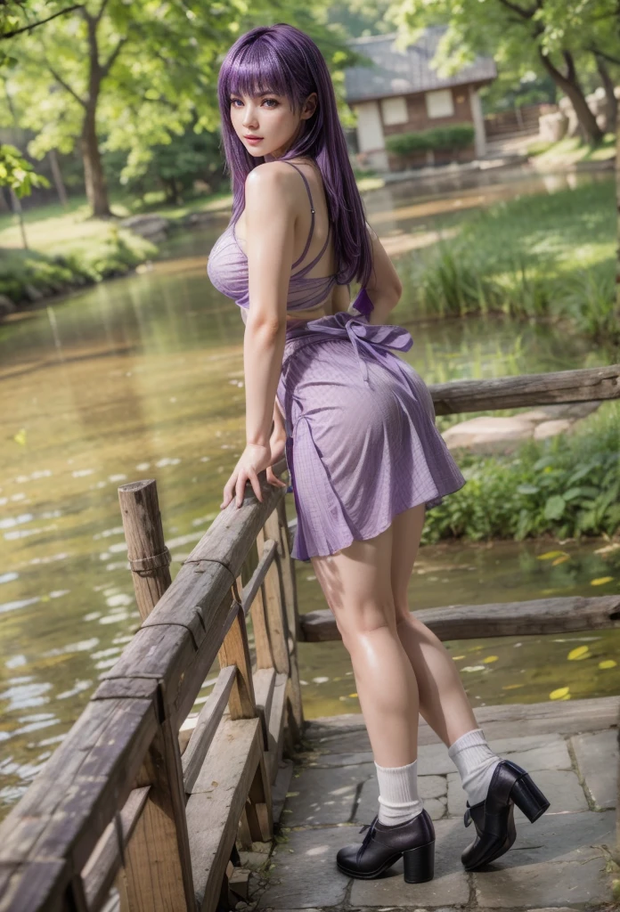 (((rarity as a teen))) , Slender body , (((((wind blowing))))), out door ,forest, (river in background),(((rear nudity)) , (((standing on bridge))), (((bent over sit on wooden fences))), (((posing))), (((happy wicked smile))) ,(((wear glass sheer lace transparent prom dress))) , (((upskirt))) , sexy pose , (((lewd and erotic)))) , (((no underwear))) , topless , exposed genitals ,((( lust in her face))) , sexual pleasured face , breasts are visible , wear high heels , wide angles ,pubic hair ,feet , vagina is visible ,naked , nude , full body is visible ,relaxed ,orgasm , (((sexy pose))) , sexy face, bracelets , big breasts , lush breasts , Bulky Breasts , voluminous breasts ,look at to viewer , eye contact, high quality , detailed , wallpaper , realistic , feet are visible , (((side back view))) , behind her ,close view ,(((look back to viewer))),(((bare belly)))