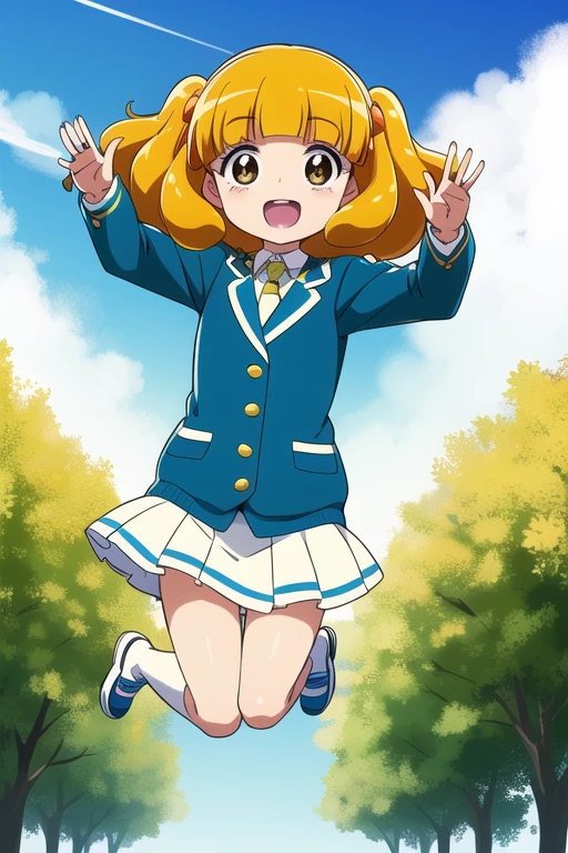 ,Yayoi Kise,Jump up into the sky,With a cute smile