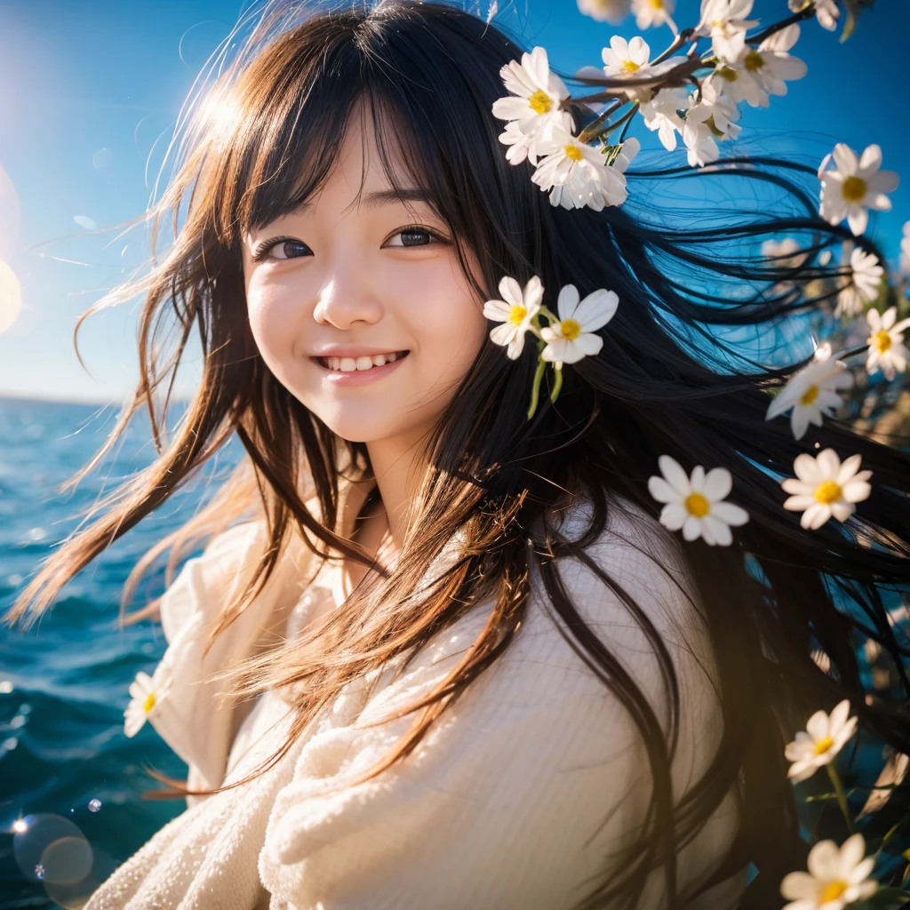 (8K、Raw photography、Highest quality、masterpiece:1.2),(Black Hair、Dark Eyes:1.9),(:1.6)、View your audience,Viewed from the front,White skin,(:1.3)、(Tight waist:1.6)、(Clothes that accentuate the shape of the breasts:1.0)、(Big Breasts :1.3)、Slim figure、Ultra-high resolution,beautiful,beautiful fece,(One person、No background:1.9),whole bodyボディー,Japanese women,(reality的:1.37)、Photon Mapping,reality、(Baby-faced and cute: 1.2)、(Cute Smile: 1.8)、(Round face: 1.8)、Radio City、Physically Based Rendering、Depth of field rally background、photograph, (I can see your knees、Thigh close-up:1.8),(:1.6),whole body、Great quality