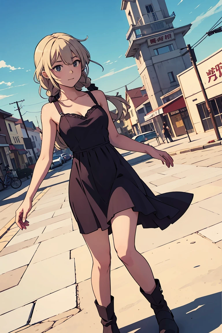 (best quality) perfect anime , beautiful female ,dress