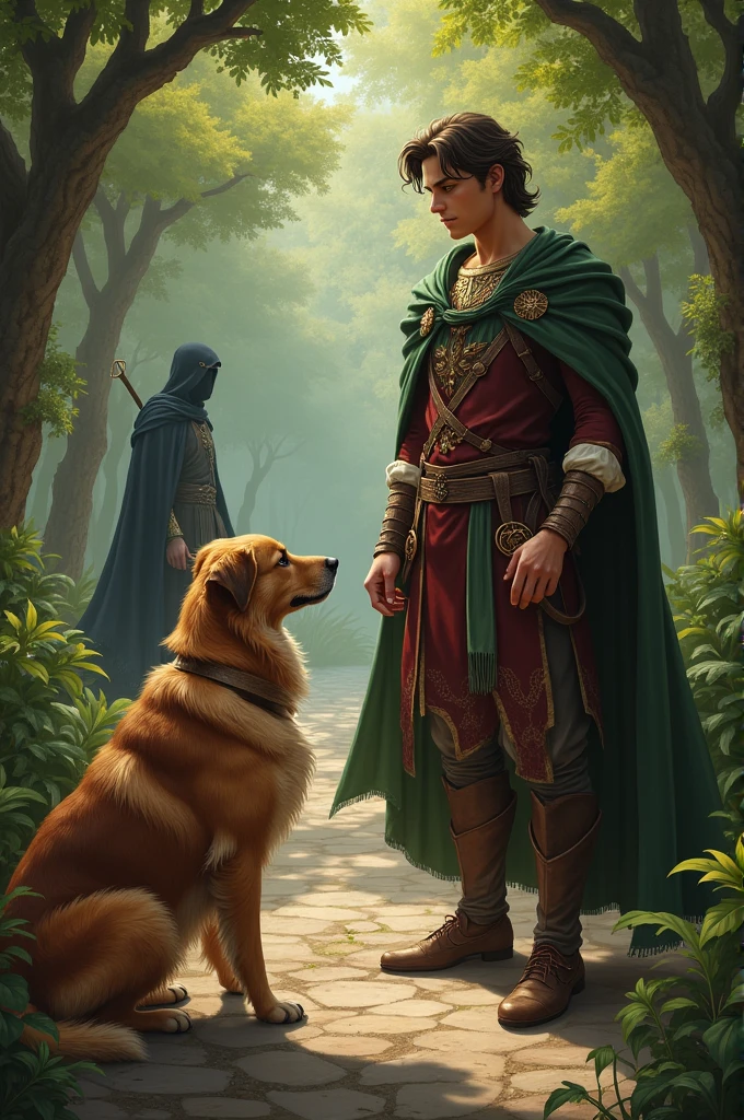 A warrior in leather clothes , holding a boy in your arms , the setting is a dark swamp covered in reeds