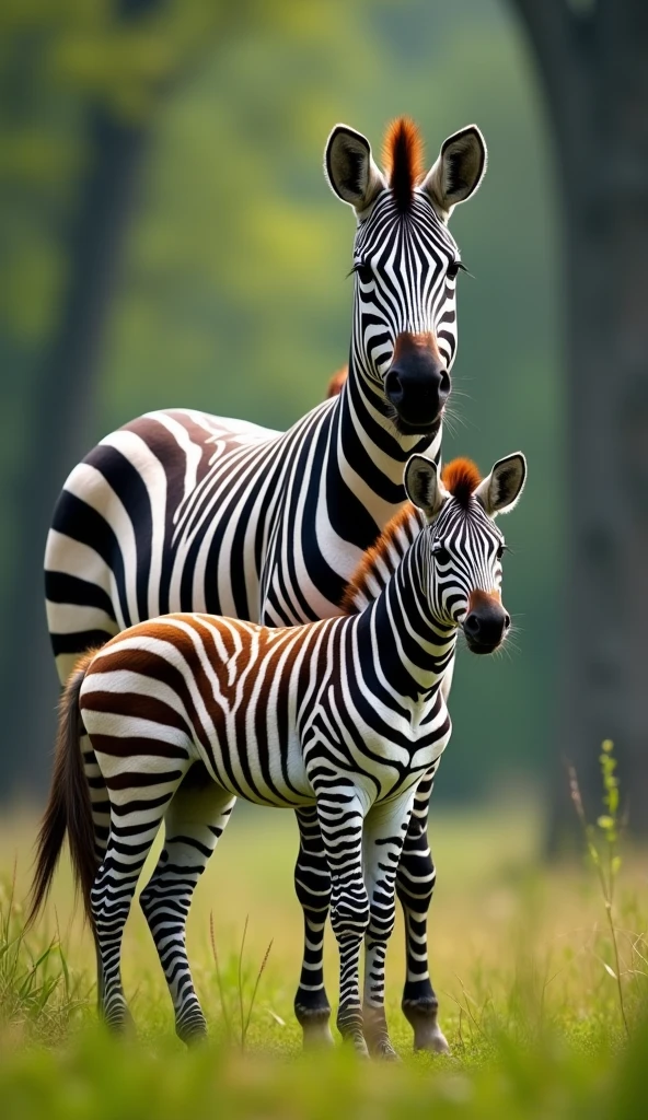 A mix of dinosaur and zebra