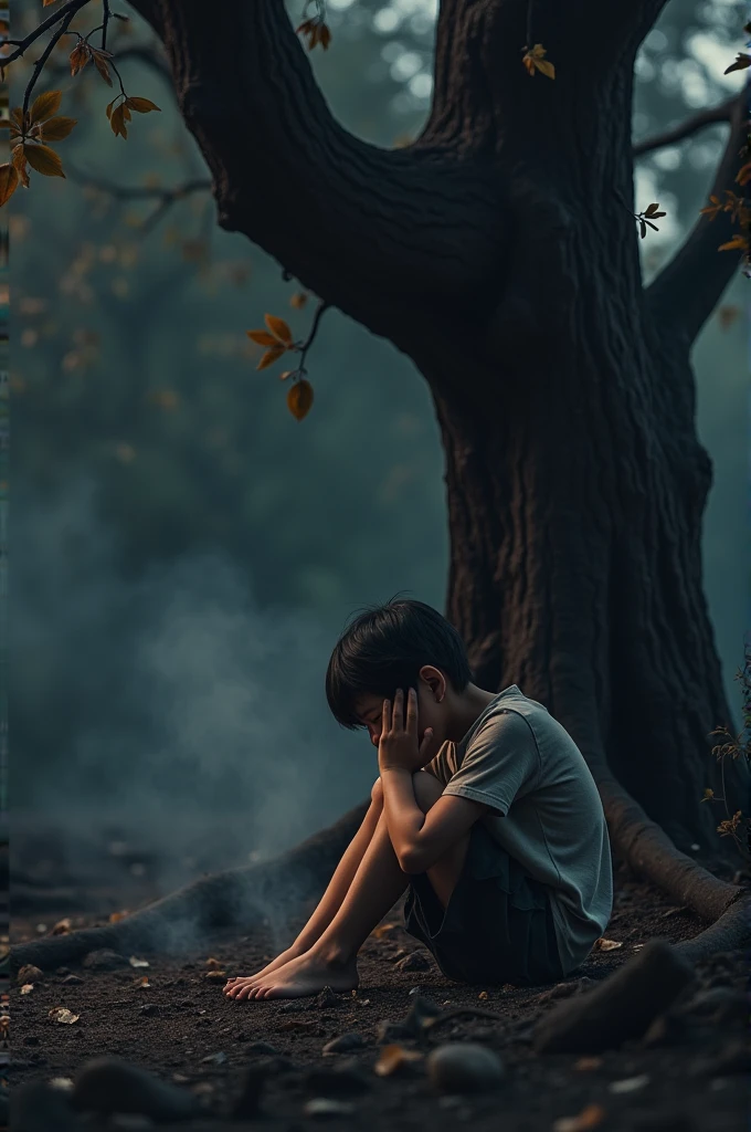A  boy who loses his father 