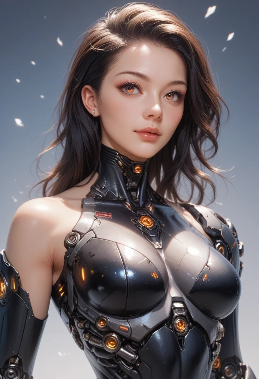((Highest quality:1.2)), ((masterpiece: 1.2)), (realistic:1.2),((Beautiful face:1.2)),( Highly detailed lips, Detailed eyes, double eyelid),((Upper Body:1.6)), ((Wearing a plug suit:1.6)), 1 female, Short bob woman, (Natural big breast)