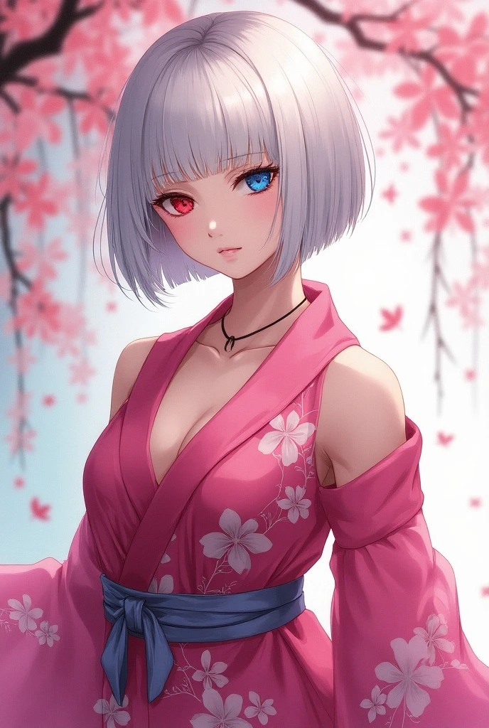 (((Cleavage))),(((Highest quality))),((Wet clothes)),(shape),(Dynamic Angle), ((Oriental Project)),(Slim body),((Disheveled Hair)), (((Voluptuous body))),(((Use your sword skills))), ((girl wearing black tights)), (((View from the front))),((Beautifully detailed body)),((Shoulders are exposed)),(((Mysterious and sparkling blue eyes)))Gray Hair, ((Colorful Hair)),((long hair with stripes)), Beautiful attention to detail,(Gradient color eyes),(((Delicate eyes))), (((background))),(((High saturation))),(((konpaku youmu))),(((In front of the cherry blossoms at night))