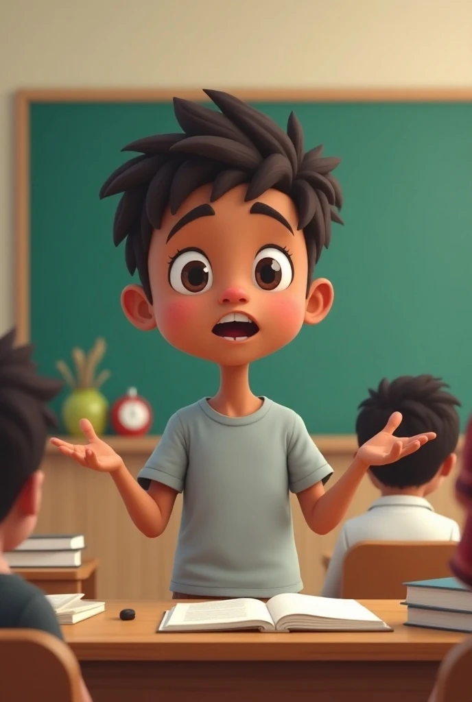 lucas, an 8 boy, cute, brown skin, cheerful and kind eyes, fun, having fun with his family
