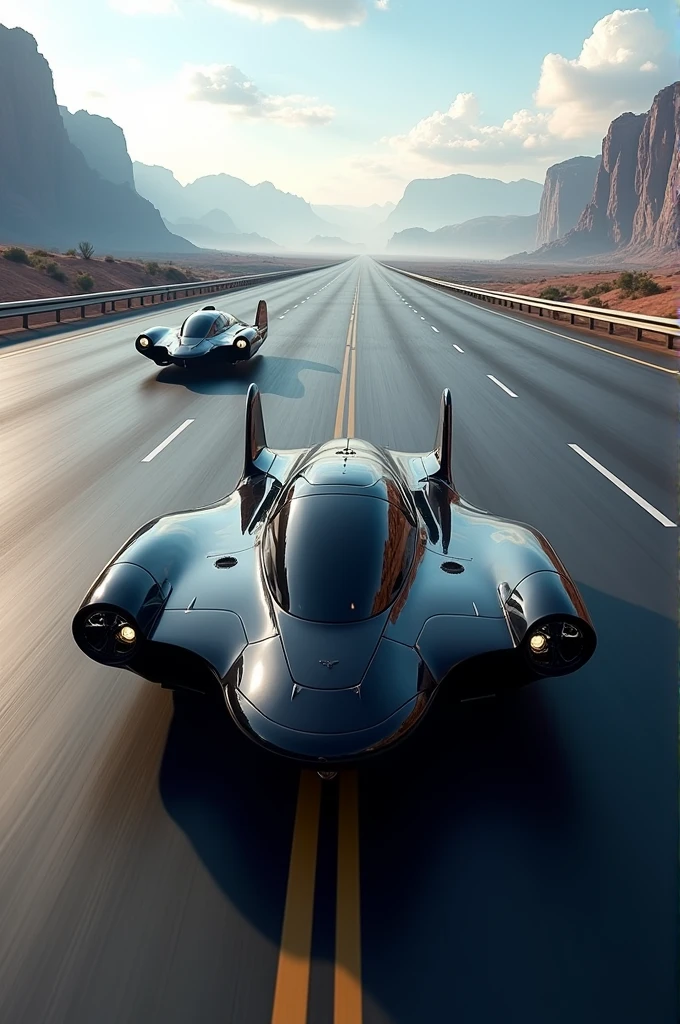 there are two cars that are racing on a track with smoke coming out of them, film still from movie dune-2021, boris vallejo and ilya kuvshinov, style = retro-futurism, thunderbolt, the incal, widescreen 4 k, by Werner Tübke, super 8mm, pixar rendering --ar 16:9 --auto --s2