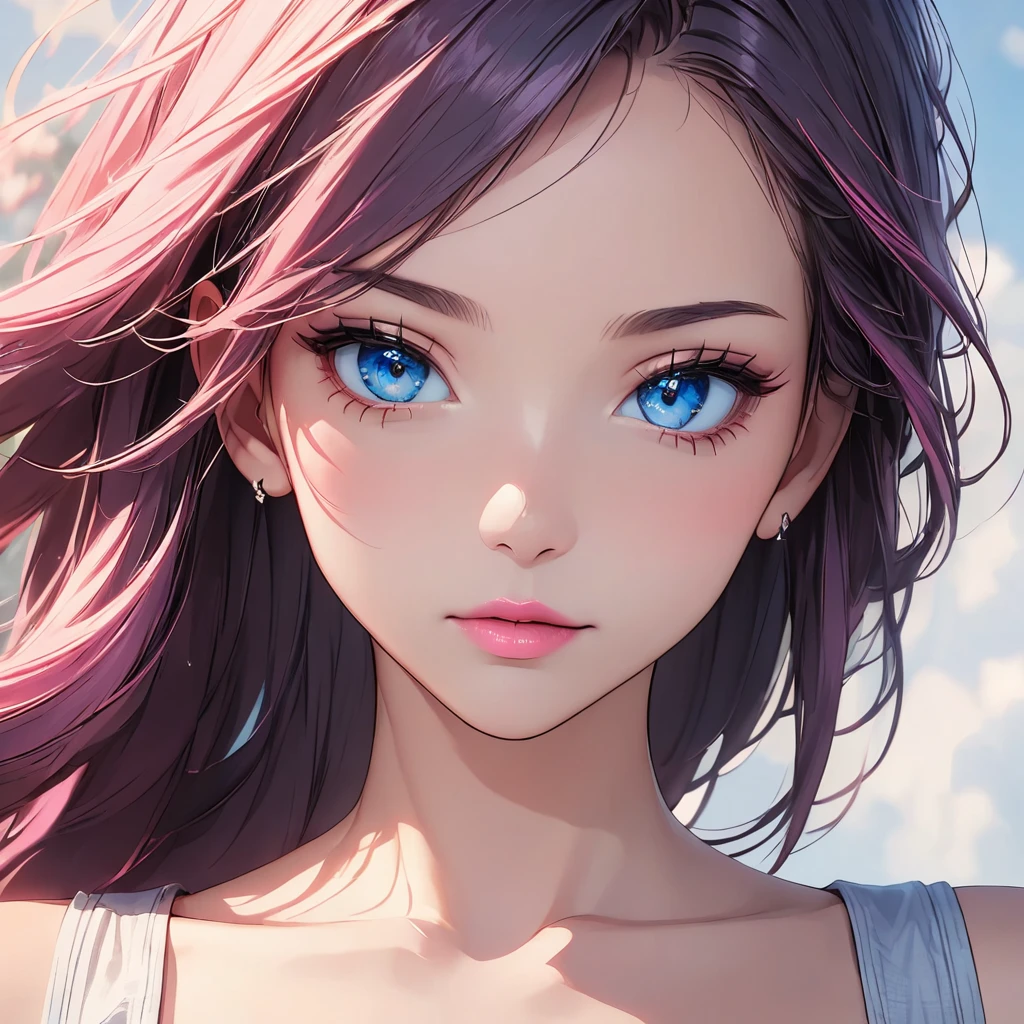 flayallster, flay allster, long hair, (purple eyes:1.1), red hair, medium hair, (parted bangs:1.5), ponytail,
BREAK (pink sports bra, pink shorts, short shorts, purple leggings:1.2)
BREAK looking_at_viewer, arms_up, rope,  smile,
BREAK (masterpiece:1.2), best quality, high resolution, unity 8k wallpaper, (illustration:0.8), (beautiful detailed eyes:1.6), extremely detailed face, perfect lighting, extremely detailed CG, (perfect hands, perfect anatomy),