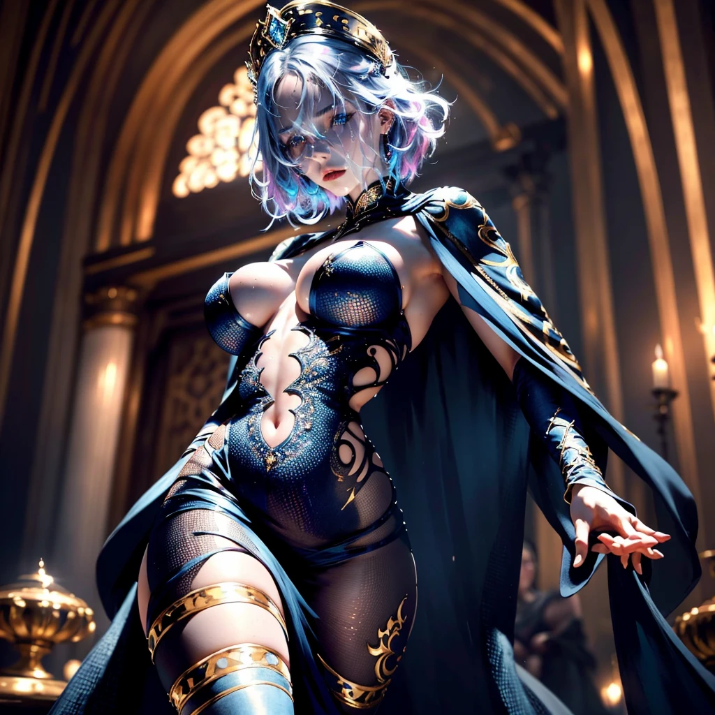 samdoesarts style drunk pretty woman like sandman rave, (hallucinating colorful soap bubbles), por Jeremy Mann, by Sandra Chevier, por Dave Mckean e Richard Avedon e Maciej Kuciara, rock punk, tank girl, highy detailed, 8k