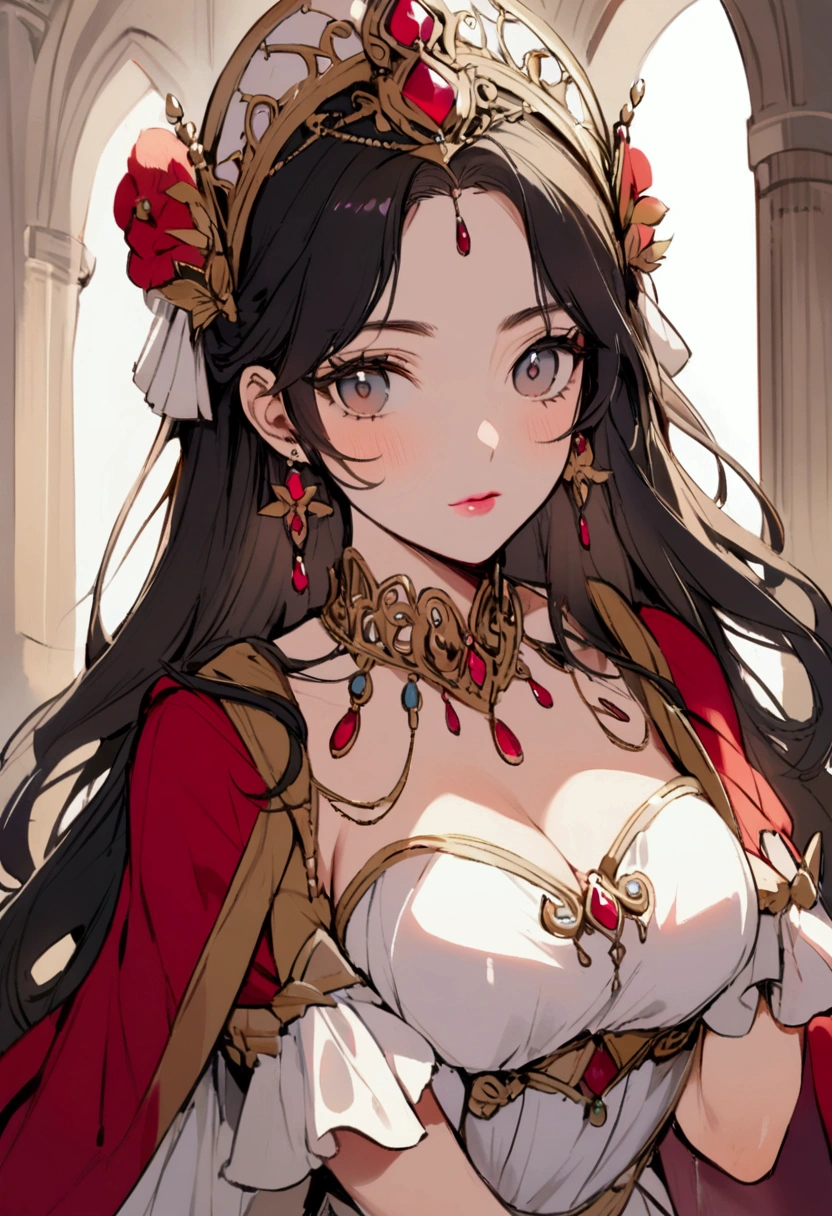 Best Quality, Masterpiece, High Resolution, 1 Girl, Chinese Dress, Hair Ornament, Necklace, Jewelry, Beautiful Face, On Body, Tyndall Effect, Photorealistic, Dark Studio, Bezel Lighting, Two-Color Lighting, (High Skin Detail: 1.2), 8K UHD, DSLR, Soft Lighting, High Quality, Volumetric Lighting, Candid, Photography, High Resolution, 4K, 8K, Bokeh,