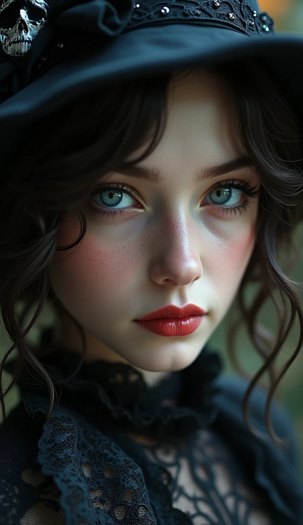 (Generated in SFW), Halloween girl, Alone, photoRealistic,8k,Advanced Details,masterpiece,(Best Quality,4K,8k, High Resolution ,masterpiece:1.2),Ultra-detailed,(Realistic,photoRealistic,photo-Realistic:1.37), High Resolution ,超 High Resolution ,Studio Lighting,Fine painting,Sharp focus,physically-based rendering, extreme detailed description ,professional,Vibrant colors,Bokeh,Portraiture, concept artist ,Dark fantasy, feel-good lighting 