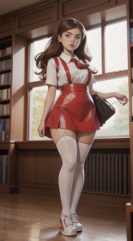 anime, beautiful face, highly detailed face, 2 accurate legs detailed eyes, highly detailed background, perfect lighting, accurate arms, accurate hands, accurate fingers, full body, 1girl, solo, ruby hoshino, oshi no ko, indoors, heels, thighhighs, garter stockings, indoors, absurdres, high res, ultrasharp, 8K, masterpiece, looking at viewer, (full body:1.4), smiling with compassion, open mouth smile, bunny ears hair accessories, sexy bunny outfit, revealing bunny outfit, hands on hips, leaning forward,