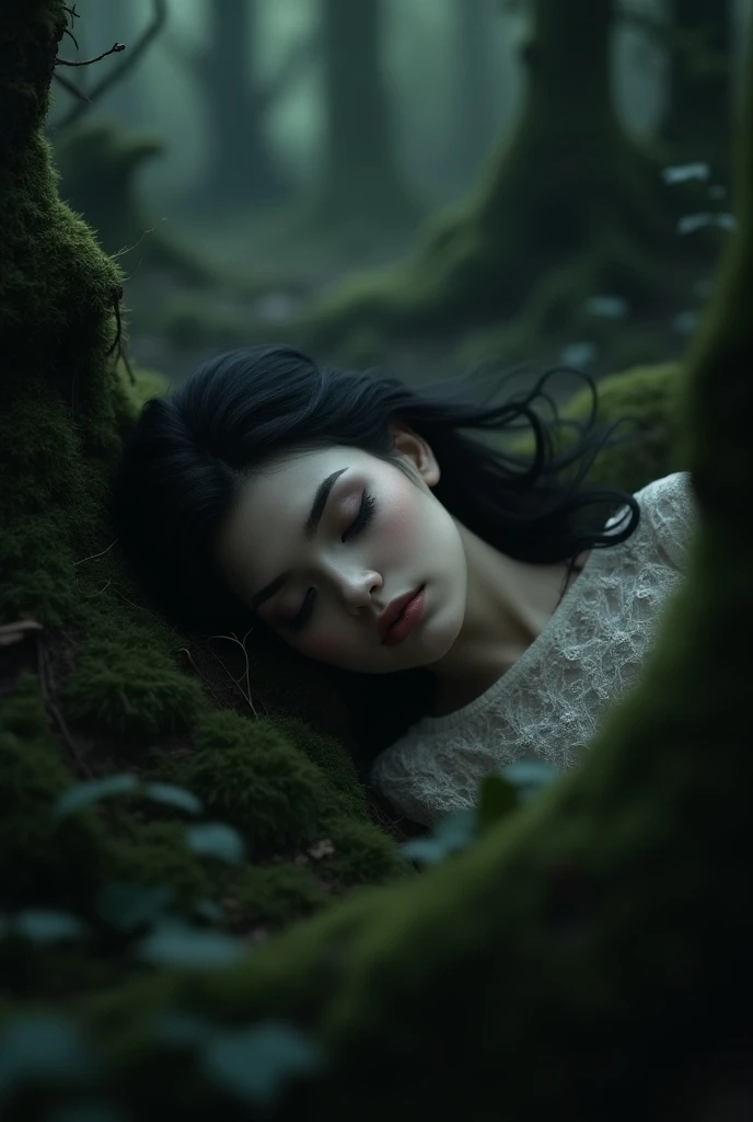 (SFW:1.5),(photo Realistic:1.4), (hyper Realistic:1.4), (Realistic:1.3), best quality,evening,dead,corpse,girls,,No sleeve,,Fallen,12 years old,slender,in the forest,from above,detailed skin