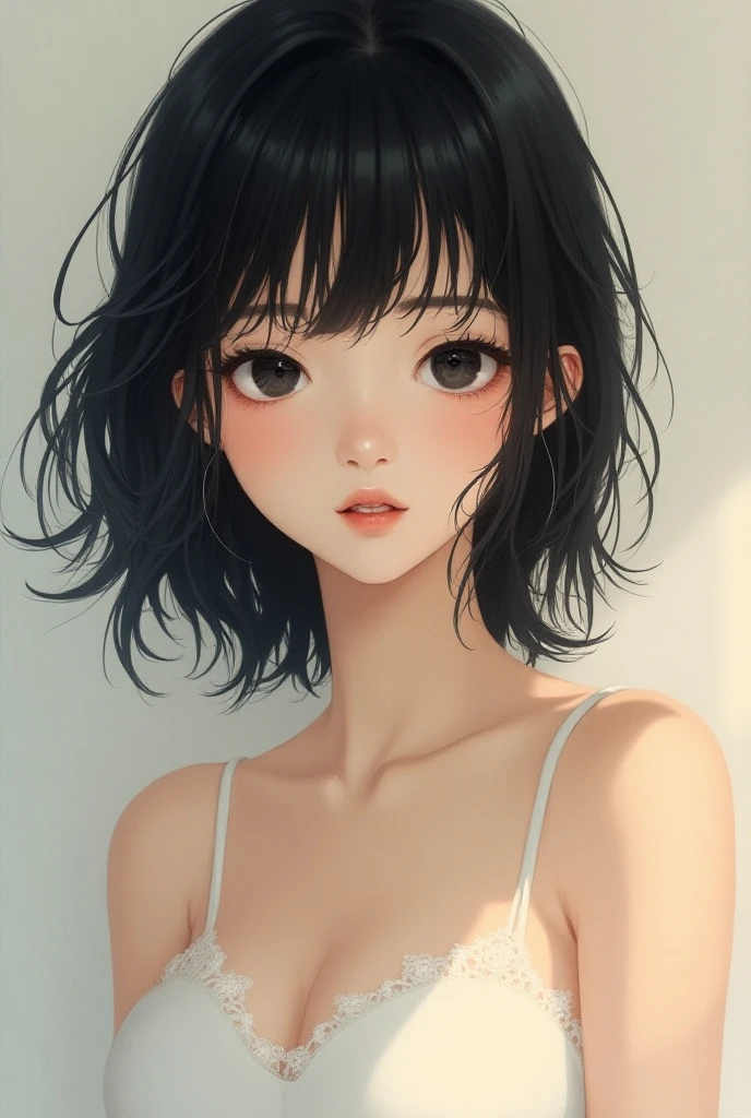 RAW image, 16K, color, image, (Only one girl), Beautiful Face, Highly detailed face, Very fine double eyelids, Very high quality neck, Beautiful Hair, Very fine hair, High quality hair, Highly detailed skin, Highly detailed skin, Very high quality legs, Very beautiful legs, (Highly detailed armpits), Very high quality underarm, ((Side fetish)), ((The ultimate in high quality underarm: 1.3)), Sunken armpits,((((Armpit depression))), (((((Deeply wrinkled armpits))), (color素沈着した脇の下))))), {{{Severe color素沈着した脇の下}}}}, ((Deeply wrinkled armpits)), color素沈着した脇の下, (Swimwear), Saggy, Black Shortcut,