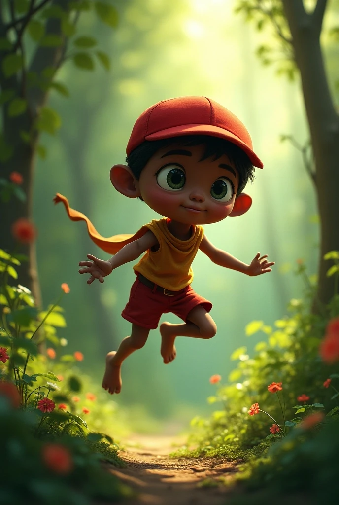 A Saci is a character from Brazilian folklore.