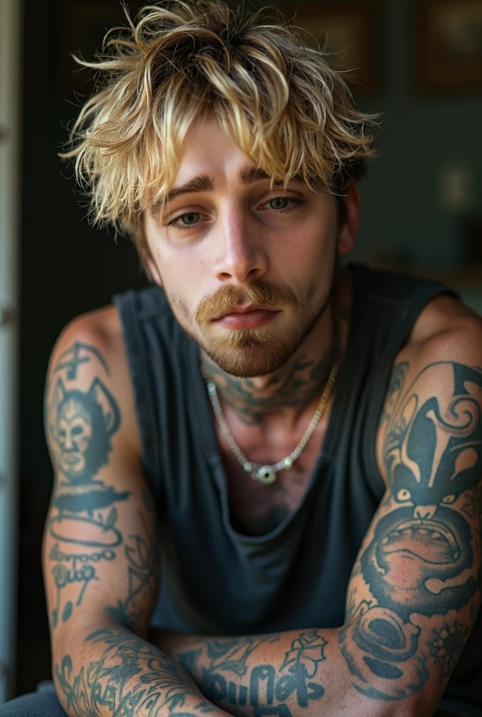 handsome male ,upper body portrait, sweater, detailed short hair,white skin, blonde hair,serious face,handsome boys,realistic photo, hyperdetailed, ((blonde hair man)), (aqua eyes), handsome man, blouse, hyperrealistic, tumblr, epic, smooth and pale skin, background, background with bokeh effect, blond hair, solid circle eyes, ccurate, hyperrealism, Surrealism, drop shadow, 8k, super detail, best quality, UHD, masterpiece, anatomically correct, UHD, masterpiece, anatomically correct, textured skin, super detail, high details, high quality, 16k, 1080P, 4K, 8k, straight hair, , Realism,