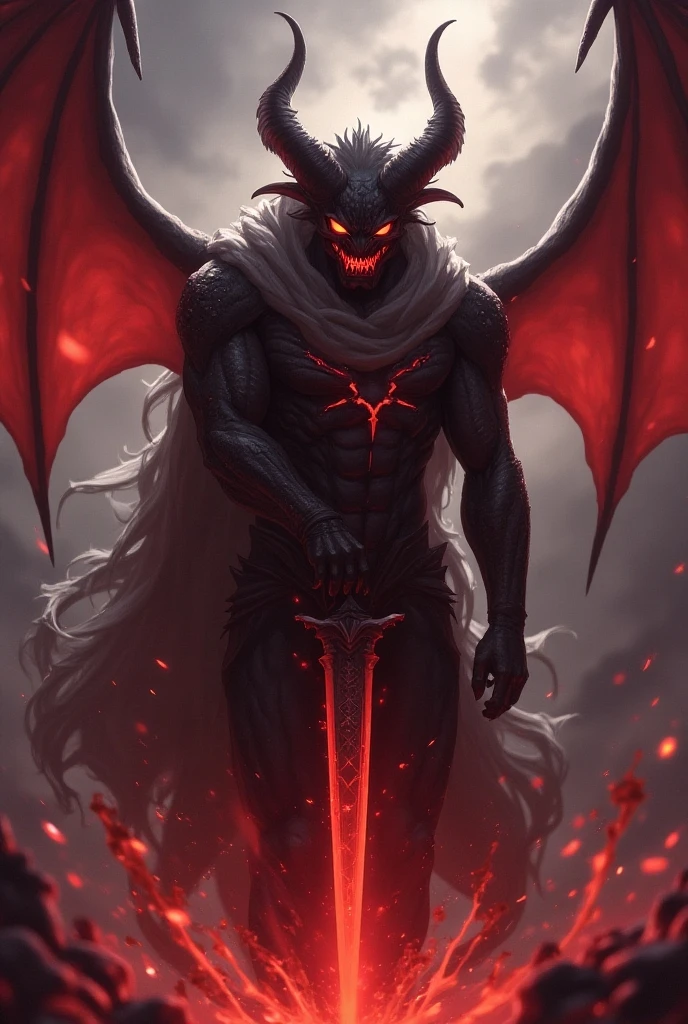 highres, furry, anthro, (dragon), red body, red eyes, horns, tail, horror core, red theme, dark, (bones), blood, fire, (skulls), glowing eyes, solo, 1 boy, masterpiece, best quality, extremely detailed, expressive, epic setting, very detailed, darkness, photography, hyper realistic, moody, intricate detail, depth of field, bokeh, muscular, digitigrade, wingless, loincloth, 1 tail, cult