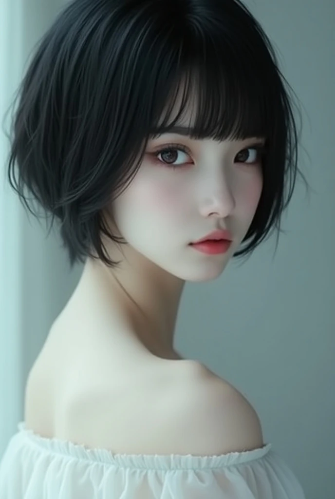 (masterpiece:1.3), (8k, Photorealistic, RAW Photos, Best image quality: 1.4), Japanese, (One Girl), Beautiful Face, (A vivid face), (Black-haired, short hair:1.3), Beautiful hairstyle, Realistic eyes, Beautiful Eyes, (Realistic Skin), Beautiful Skin, Charm, Ultra-high resolution, Surreal, High definition, Golden Ratio, Detail Makeup,Seeing the viewer,Mid-breasted,Pink Lingerie、Pink Bra、Pink Panties、Seamless Lingerie、Cabin attendant、nurse