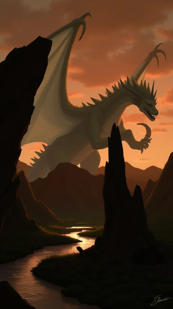score_9, source_cartoon, chromatic aberration, white eyes, empty eyes,
solo, dragon, fantasy, flying, from side, lava, scales, western dragon, wings