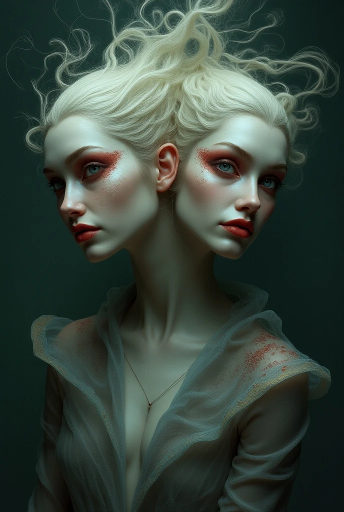 ((Best masterpiece in the world)), (2 Brazilian Women touching: 1.2), (extremely beautiful: 1.2), (full body), (front or back poses), ponytail hair, shaved hair on the side, razor scratch, random colored hair, perfect body, strawberry mouth, little open, beautiful eyes well detailed, makeup, perfect hands with 4 fingers and a thumb, buttocks that are full and rounded medially and on the side, Brazilian woman's ass trend, small and round breasts, (Protruding nipples and areolas), navel piercing, body tattoos, narrow waist, little tanned skin, ultra detailed skin with pores sights, small discolored hair on the body, bionic, leggings, thin and transparent mesh top, (transparent fabric and wet with sweat), , corpo inteiro, capa, unzoom, ultra detailed artistic photography, aura da meia-noite, night sky, rosto lindo detalhado, sonhador, brilhante, retroiluminado, glamour , brilho, sombras, oil on the canvas, pinceladas, suave, ultra high def, 8k, motor irreal 5, focus ultra sharp, arte de alberto seveso, artgerm, loish, sf, obra-prima de arte intrincada, menacingly, cartaz de filme de pintura fosca, proportion Aurea, trend in CGSociety, intrincado, epic, trending in artstation, por artgerm, h. r. giger e beksinski, altamente detalhado, vibrante, Production cinematic character rendering, ultra high quality model, estilo cyberpunk, cyborg, estilo cyberpunk, fios sob a pele, elementos de metal implantados no corpo, cabelo loiro, olhos brilhantes, garota bonita, cabelo rosa, sorriso, tecno-mago,