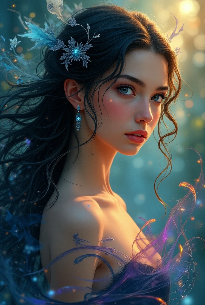 Selena Gomez at the top of the gray tank; Ben Bocchao, Michael Garmash, Daniel F. Gerhartz, Clint Sirley, Carne Griffiths, Jean-Baptiste Mong, Strebeck style, Warm dreamy lighting, Matte background, volumetric lighting, Pulp adventure style, Liquid acrylic, Dynamic gradients, Dark color, illustration, A highly detailed, ، simple, Smooth and clean vector curves, vector-art, downy, Johan Grenier, Character Design, 3D التظليل, Fan Box, Cinematic, Decorative motifs, Elegant organic framing, hyperrealism, poster, Masterpiece Collection, Bright lush colors, TXAA, Penumbra, Alcohol coating, Law of Ghawash