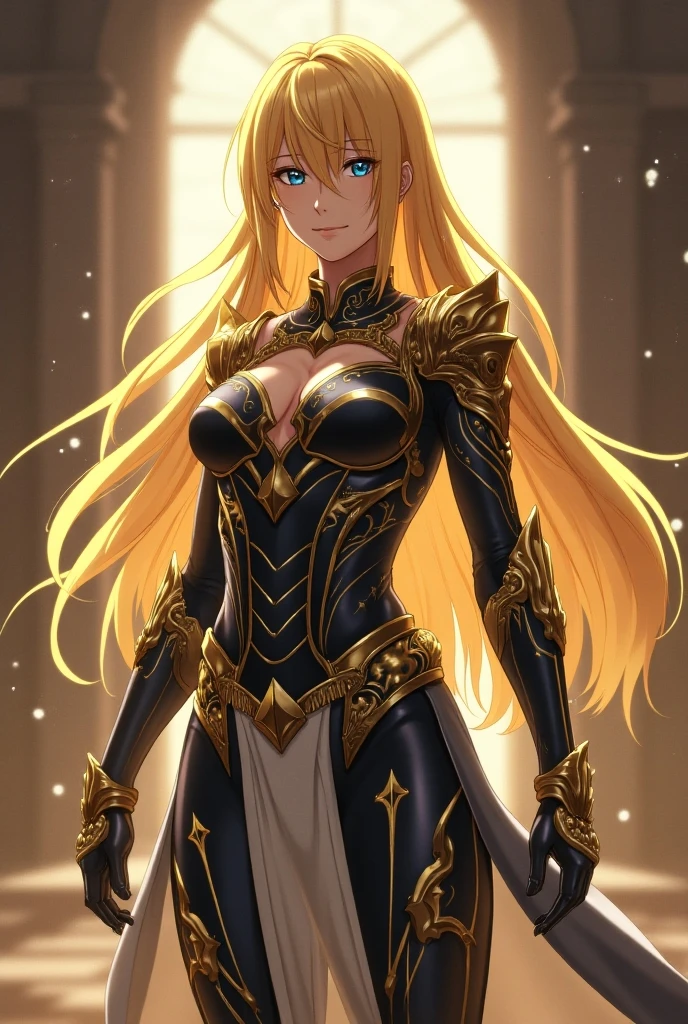 1 girl, Artoria lancer, Fate Grand Order, Fgo, Big, blond hair, breast