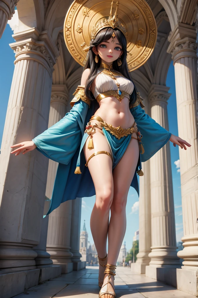 concept art, Indian girl, blue eyes, small chest, wearing sexy small lehenga, small long lite purple hair, hips, look at viewer, shy blush face, sexual expression, sexy, bare shoulder, wet dress, wet body, ((nipple's)), unconcerned, NSFW, quality, in the street, sleeping, legs spread, ((legs spread)), , contrast, dark,